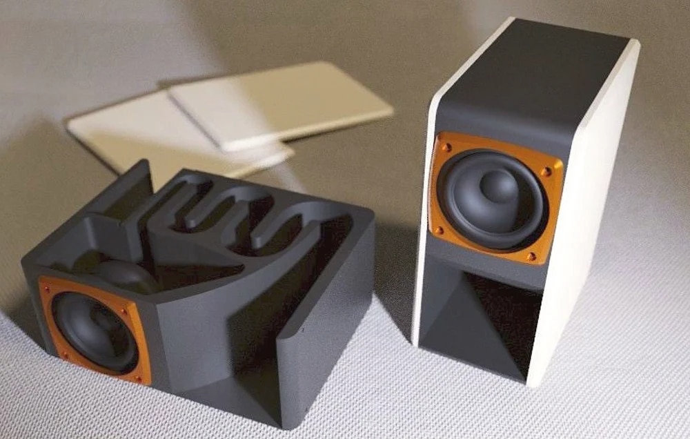 Cool Things to 3D Print: 3D Printed Back Horn Speaker