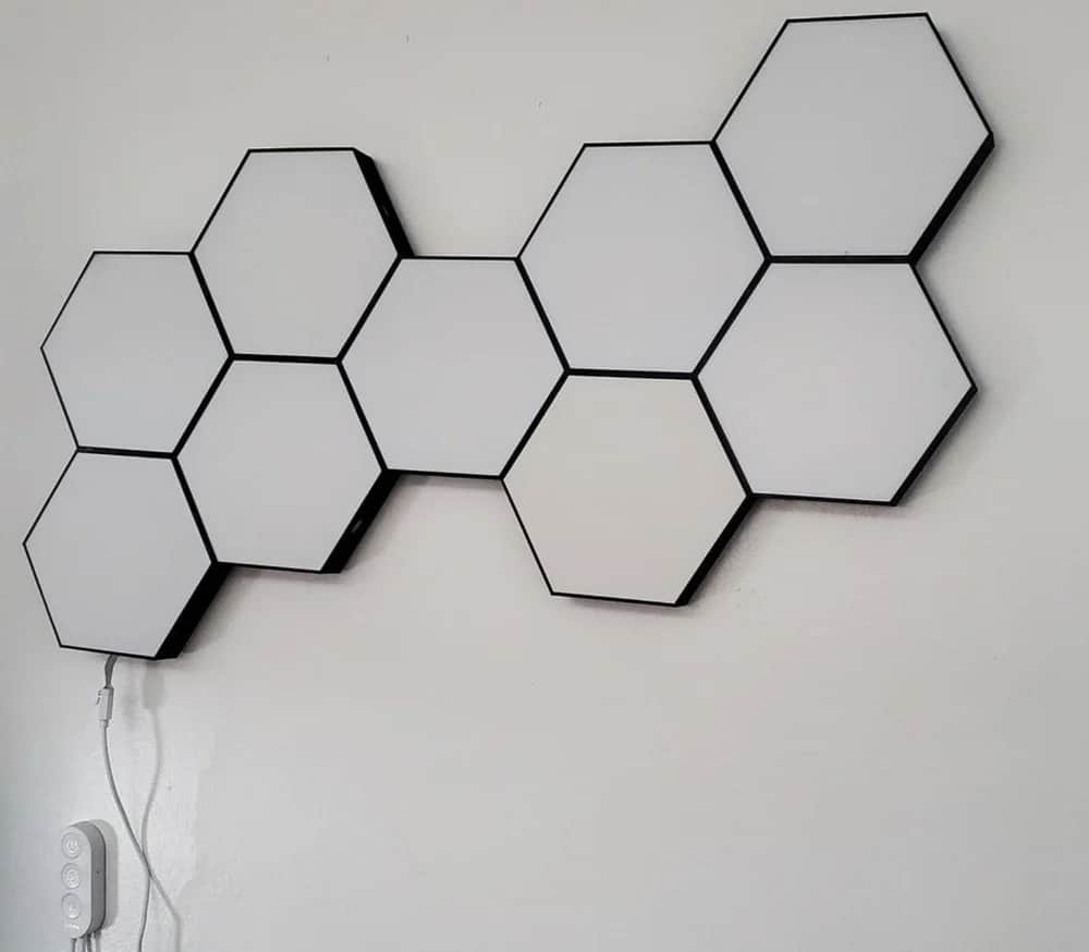 3D Printed LED Hexagonal Panels