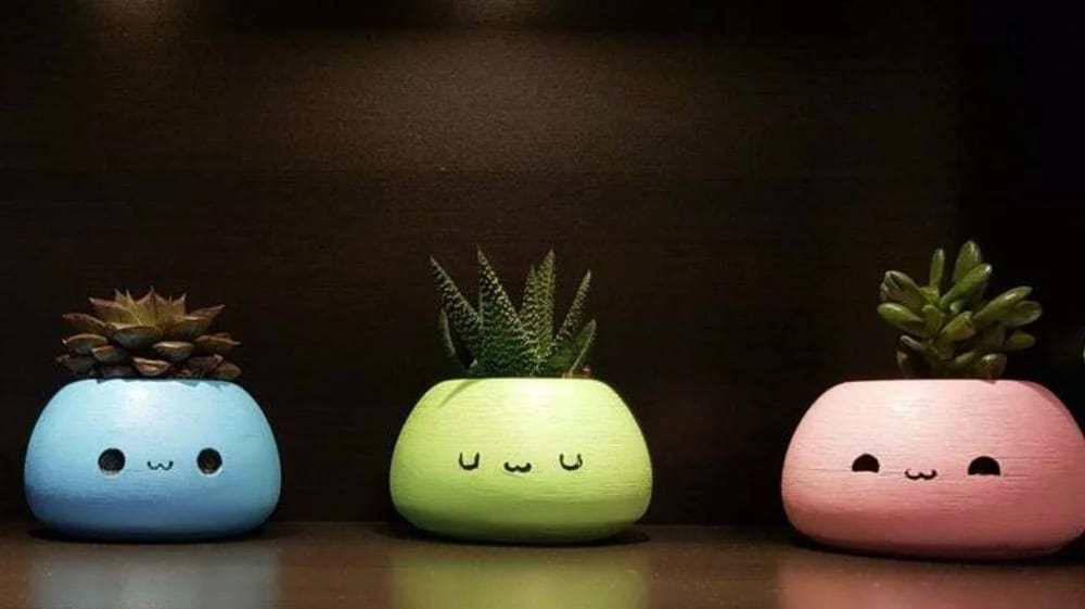3D Printed Owo Pots