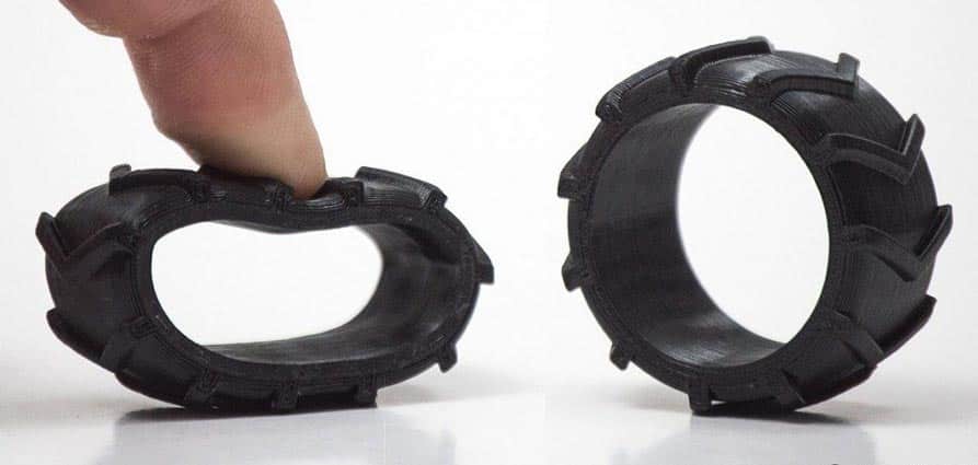 3D Printed Tire made of TPU Filament