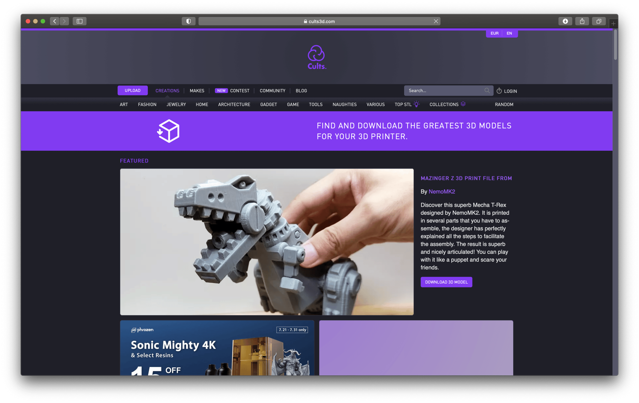 Top STL Sites With The Best 3D Printing Files Free - How To 3D Print.net