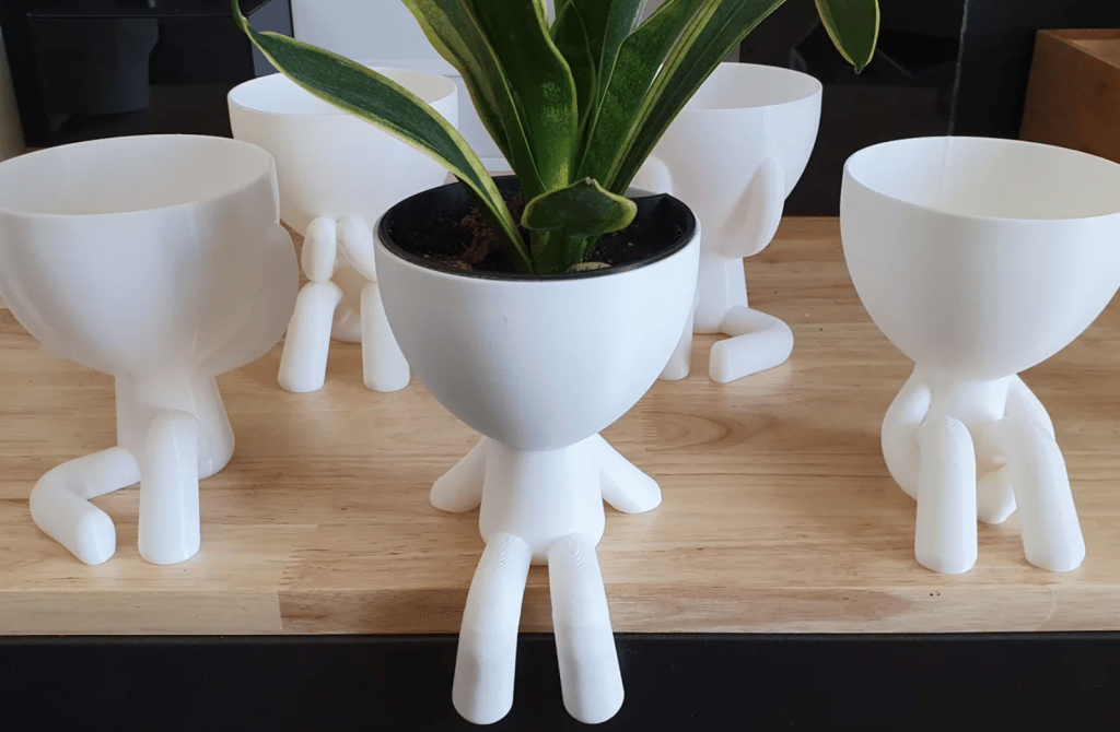 50 Interesting Home Decor Ideas For 3D Printing You'll Love: Hydroponic, Self-Watering, Seeds starter, Robert Planters