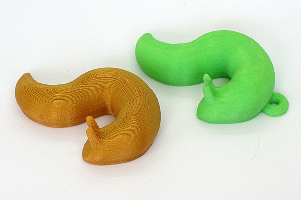 3D printed banana slugs