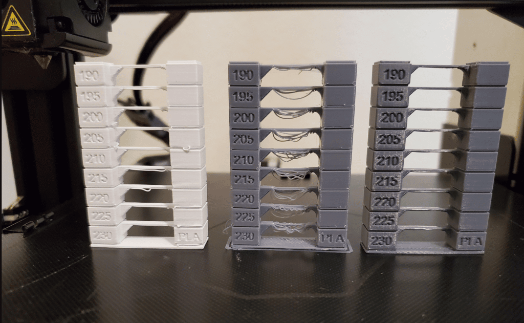 different filament usage of 3D printer under extrusion