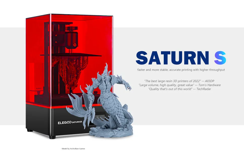 Elegoo Saturn howto3Dprint.net Discover The World of 3D Print