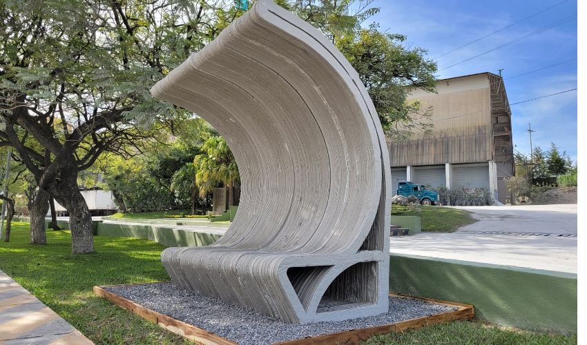 a 3D printed shelter produced by a 3D Printed Houses partnership