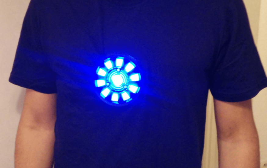 12 Spooky 3D Printed Halloween Costumes Wearable Arc Reactor howto3Dprint.net Discover The World of 3D Print