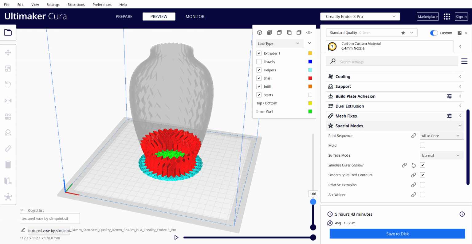 What Is Cura Vase Mode howto3Dprint.net Discover The World of 3D Print