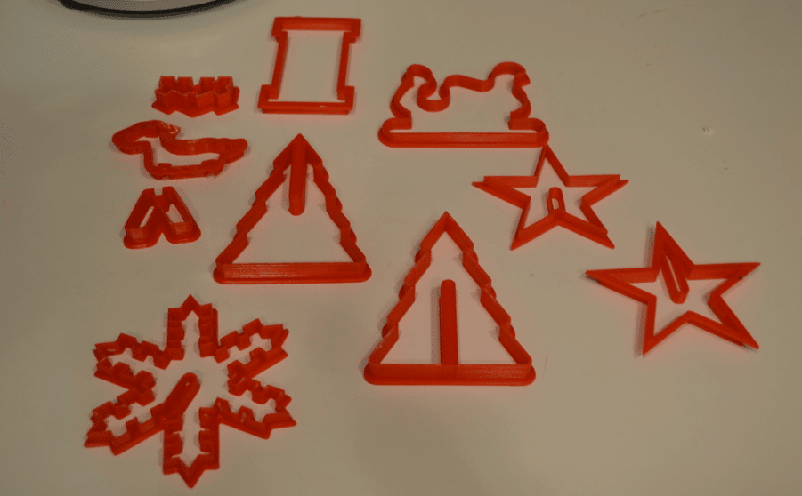3D Christmas Cookie cutters 1 howto3Dprint.net Discover The World of 3D Print