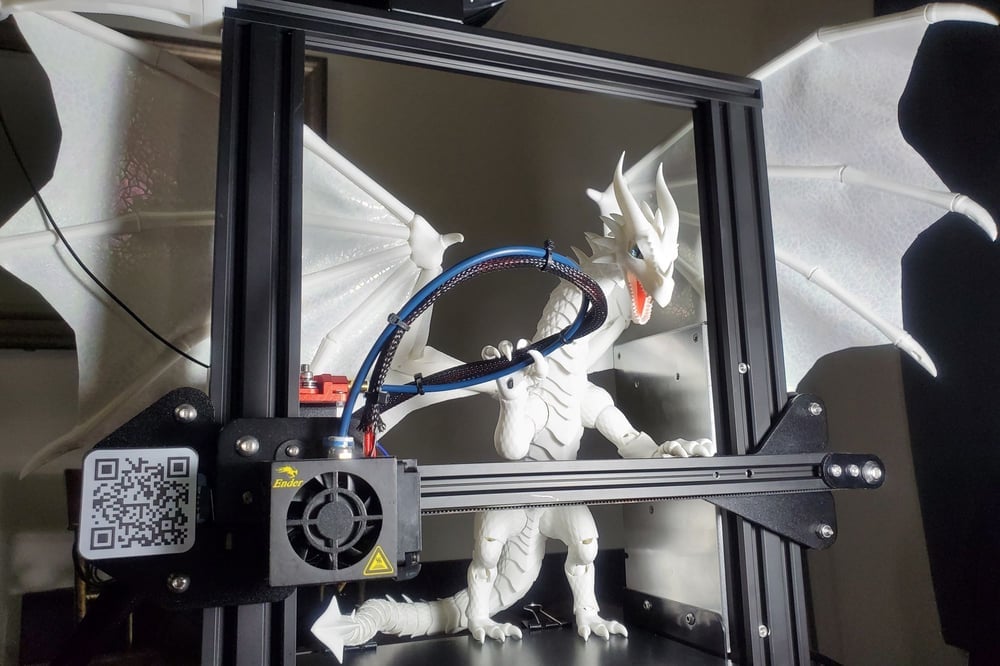 Articulated dragon printer howto3Dprint.net Discover The World of 3D Print