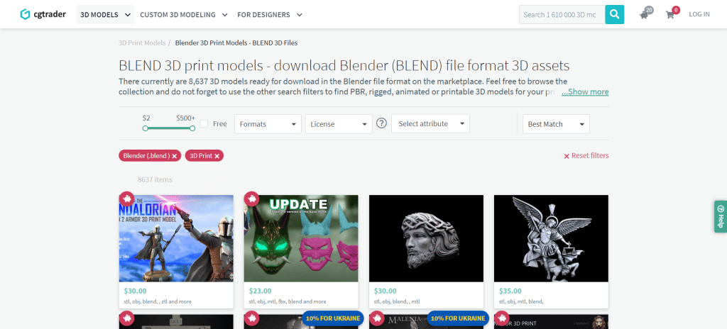Blender 3D Printing Models BLEND 3D Files CGTrader howto3Dprint.net Discover The World of 3D Print