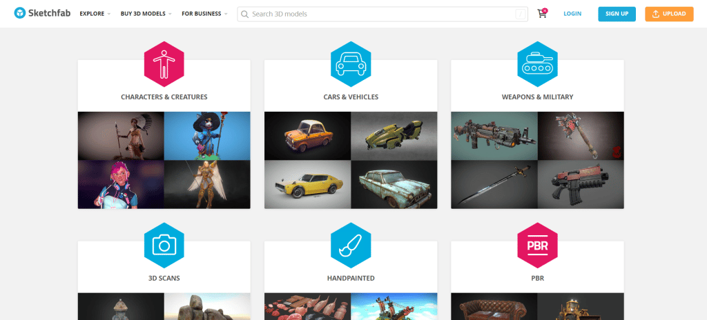 Download Free 3D Models Royalty Free Sketchfab howto3Dprint.net Discover The World of 3D Print