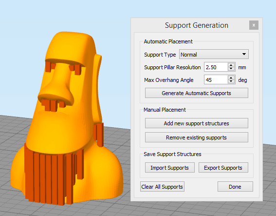 support generation howto3Dprint.net Discover The World of 3D Print