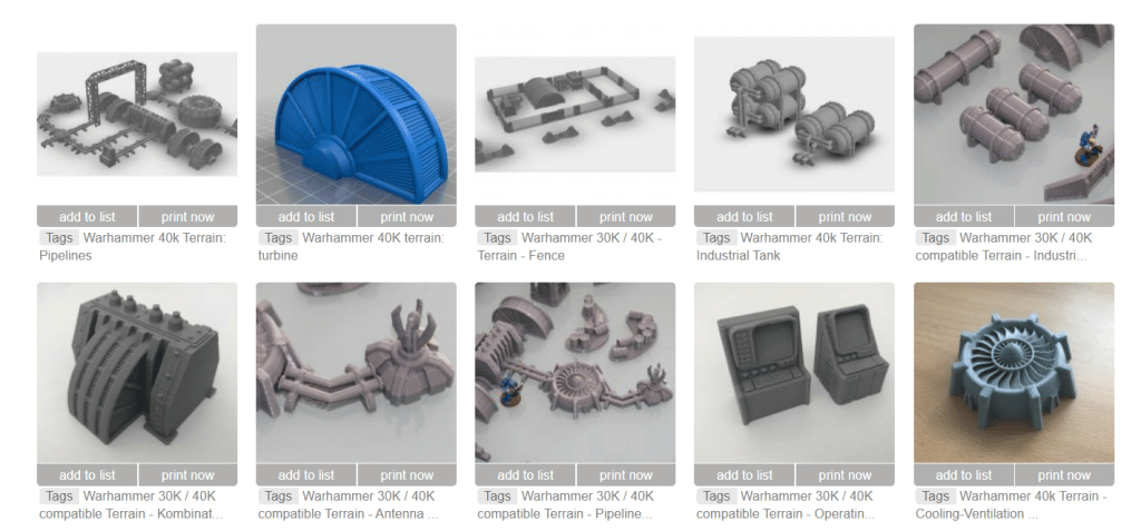 warhammer 40k yeggi.com howto3Dprint.net Discover The World of 3D Print